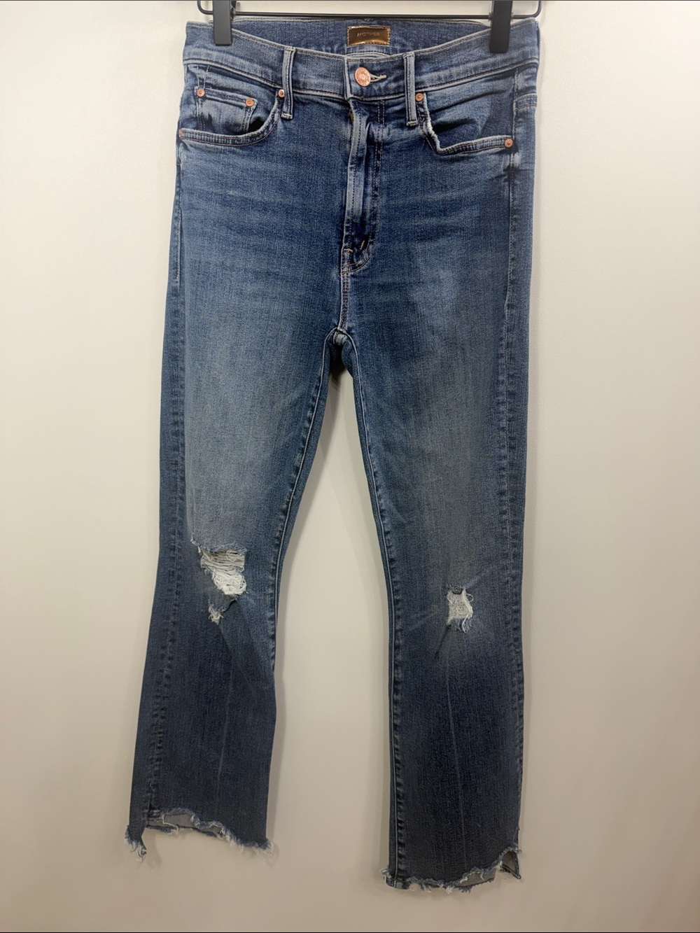 Mother The Insider Crop Step Chew jeans size 26